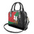 Kenya 254 Shoulder Handbag Kenyan Flag Map Double Lion Shield - Wonder Print Shop