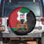 Kenya 254 Spare Tire Cover Kenyan Flag Map Double Lion Shield - Wonder Print Shop