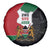 Kenya 254 Spare Tire Cover Kenyan Flag Map Double Lion Shield - Wonder Print Shop
