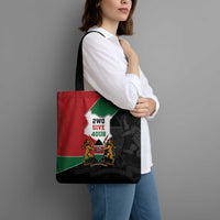 Kenya 254 Tote Bag Kenyan Flag Map Double Lion Shield - Wonder Print Shop