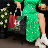 Kenya 254 Tote Bag Kenyan Flag Map Double Lion Shield - Wonder Print Shop