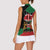 Kenya 254 Women Sleeveless Polo Shirt Kenyan Flag Map Double Lion Shield - Wonder Print Shop