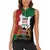 Kenya 254 Women Sleeveless Polo Shirt Kenyan Flag Map Double Lion Shield - Wonder Print Shop
