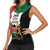 Kenya 254 Women Sleeveless Polo Shirt Kenyan Flag Map Double Lion Shield - Wonder Print Shop