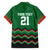 Kenya Cricket Custom Family Matching Long Sleeve Bodycon Dress and Hawaiian Shirt Green Lion Head with Kenyan Pattern - Wonder Print Shop