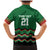 Kenya Cricket Custom Family Matching Mermaid Dress and Hawaiian Shirt Green Lion Head with Kenyan Pattern - Wonder Print Shop