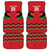 Kenya Cricket Custom Car Mats Red Lion Head with Kenyan Pattern - Wonder Print Shop