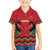 Kenya Cricket Custom Family Matching Long Sleeve Bodycon Dress and Hawaiian Shirt Red Lion Head with Kenyan Pattern - Wonder Print Shop