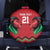 Kenya Cricket Custom Spare Tire Cover Red Lion Head with Kenyan Pattern - Wonder Print Shop