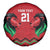 Kenya Cricket Custom Spare Tire Cover Red Lion Head with Kenyan Pattern - Wonder Print Shop