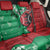 Personalized Kenya Maasai Shield Back Car Seat Cover Green Red Kenyan Lion Half Style - Wonder Print Shop