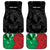 Personalized Kenya Maasai Shield Car Mats Green Red Kenyan Lion Half Style - Wonder Print Shop