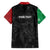 Personalized Kenya Maasai Shield Family Matching Off Shoulder Short Dress and Hawaiian Shirt Green Red Kenyan Lion Half Style - Wonder Print Shop