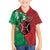 Personalized Kenya Maasai Shield Family Matching Tank Maxi Dress and Hawaiian Shirt Green Red Kenyan Lion Half Style - Wonder Print Shop