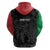 Personalized Kenya Maasai Shield Hoodie Green Red Kenyan Lion Half Style - Wonder Print Shop