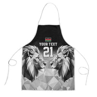 Kenya Rugby Custom Apron Black Kenyan 22-23 Motif - Wonder Print Shop