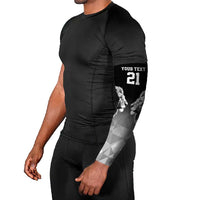 Kenya Rugby Custom Arm Sleeves Black Kenyan 22-23 Motif - Wonder Print Shop