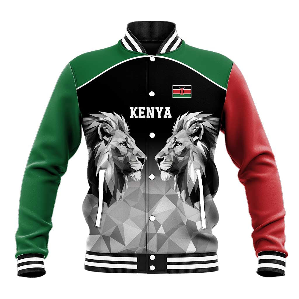 Kenya Rugby Custom Baseball Jacket Black Kenyan 22-23 Motif - Wonder Print Shop