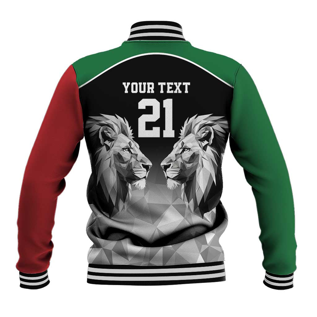 Kenya Rugby Custom Baseball Jacket Black Kenyan 22-23 Motif - Wonder Print Shop