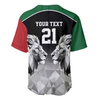 Kenya Rugby Custom Baseball Jersey Black Kenyan 22-23 Motif - Wonder Print Shop