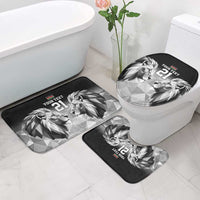 Kenya Rugby Custom Bathroom Set Black Kenyan 22-23 Motif - Wonder Print Shop