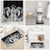 Kenya Rugby Custom Bathroom Set Black Kenyan 22-23 Motif - Wonder Print Shop