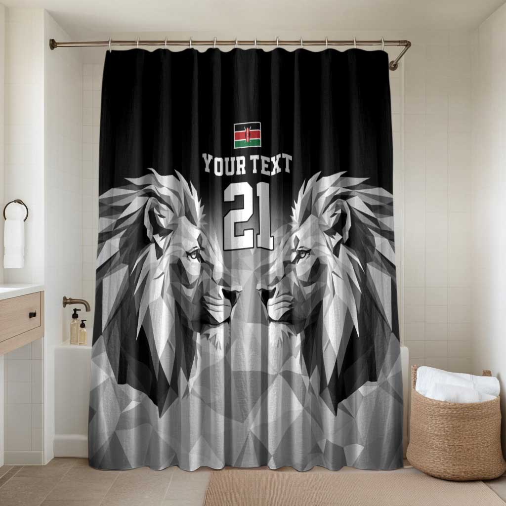 Kenya Rugby Custom Bathroom Set Black Kenyan 22-23 Motif - Wonder Print Shop