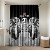 Kenya Rugby Custom Bathroom Set Black Kenyan 22-23 Motif - Wonder Print Shop