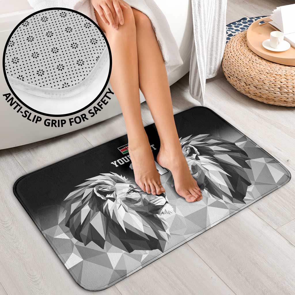 Kenya Rugby Custom Bathroom Set Black Kenyan 22-23 Motif - Wonder Print Shop