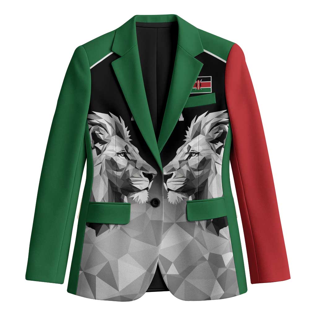 Kenya Rugby Custom Blazer Black Kenyan 22-23 Motif - Wonder Print Shop