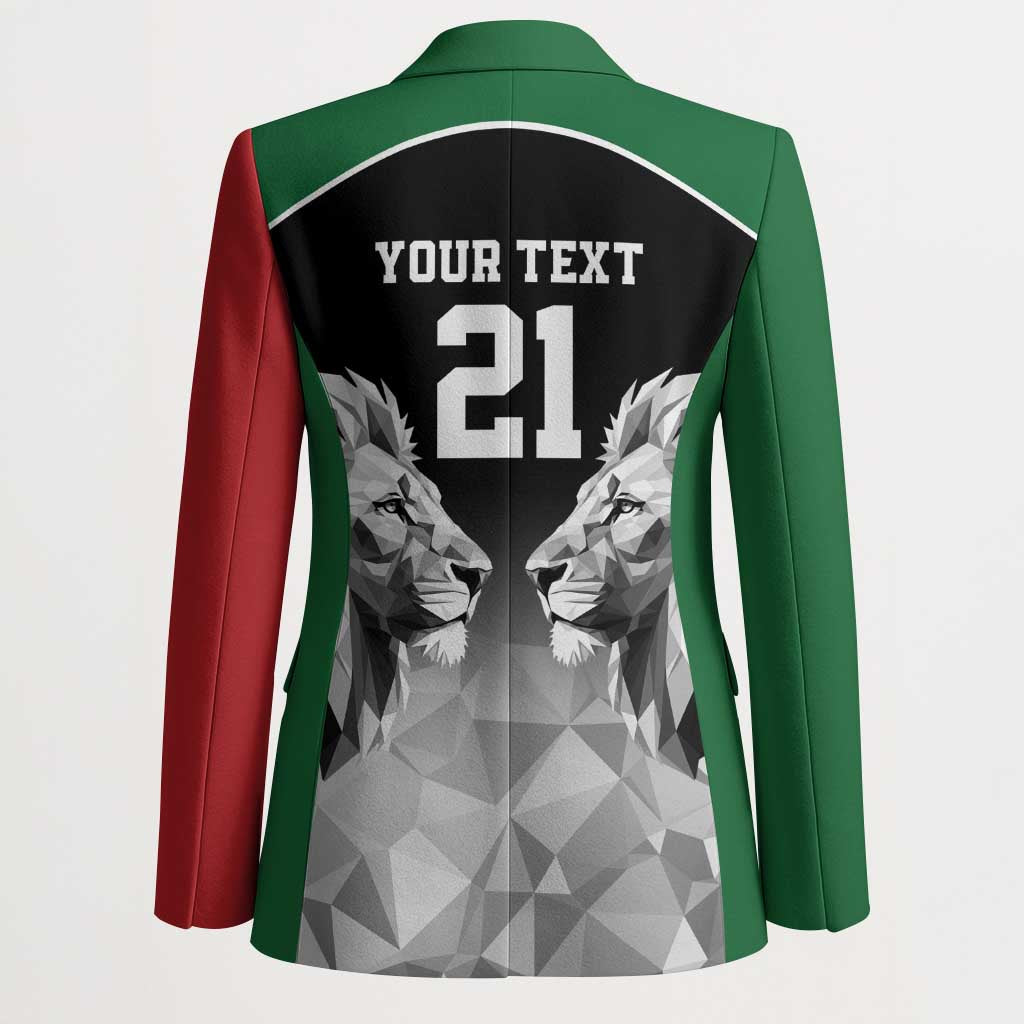 Kenya Rugby Custom Blazer Black Kenyan 22-23 Motif - Wonder Print Shop