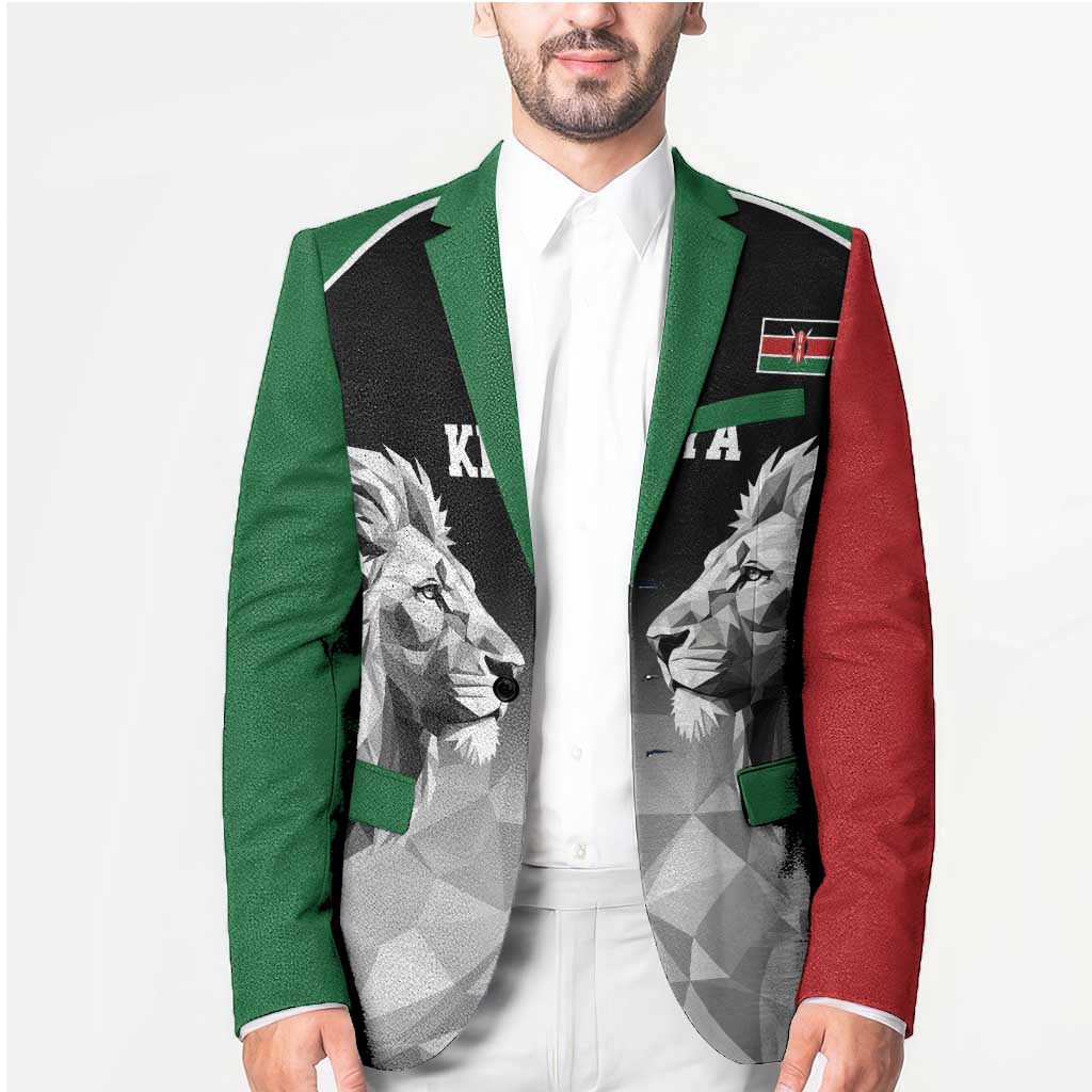 Kenya Rugby Custom Blazer Black Kenyan 22-23 Motif - Wonder Print Shop