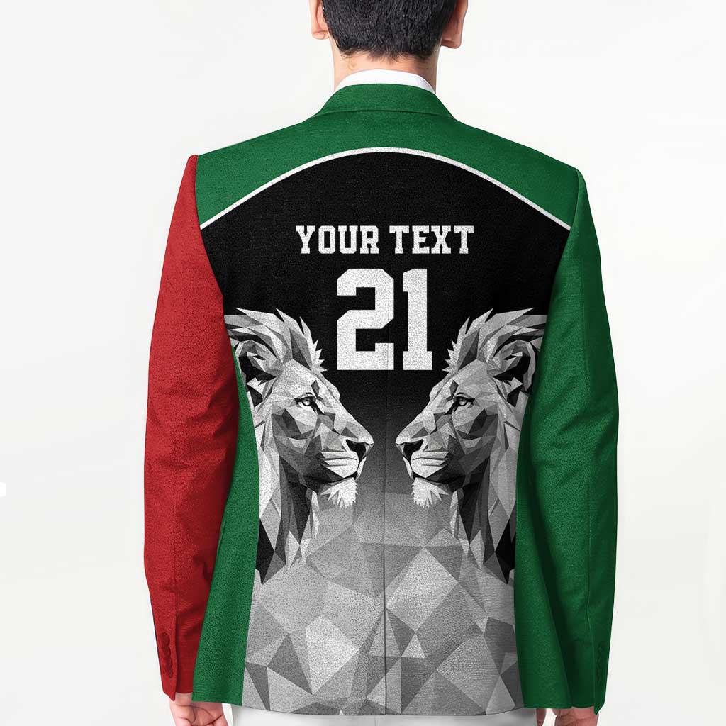 Kenya Rugby Custom Blazer Black Kenyan 22-23 Motif - Wonder Print Shop