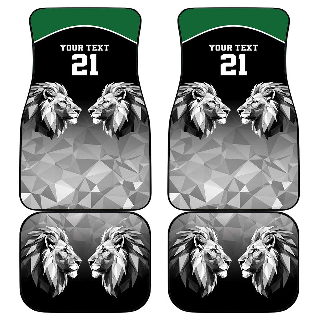 Kenya Rugby Custom Car Mats Black Kenyan 22-23 Motif - Wonder Print Shop