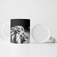 Kenya Rugby Custom Ceramic Mug Black Kenyan 22-23 Motif - Wonder Print Shop