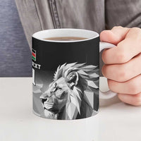 Kenya Rugby Custom Ceramic Mug Black Kenyan 22-23 Motif - Wonder Print Shop