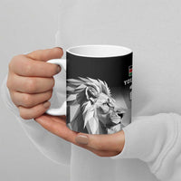 Kenya Rugby Custom Ceramic Mug Black Kenyan 22-23 Motif - Wonder Print Shop