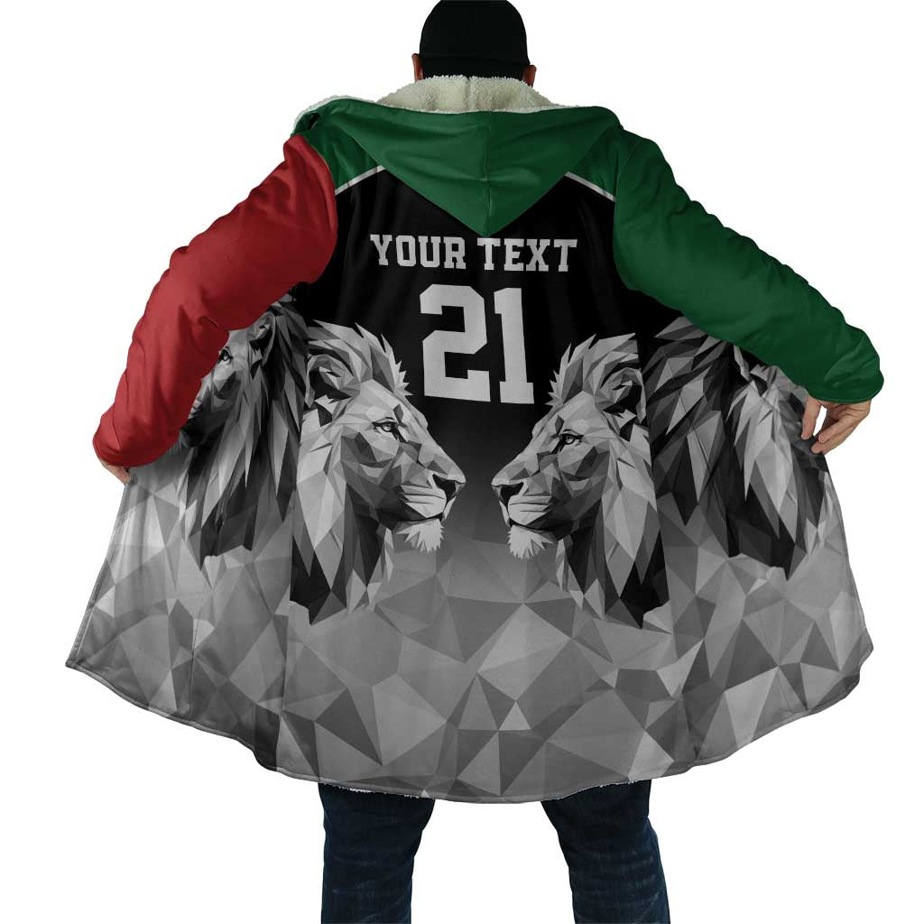 Kenya Rugby Custom Cloak Black Kenyan 22-23 Motif - Wonder Print Shop