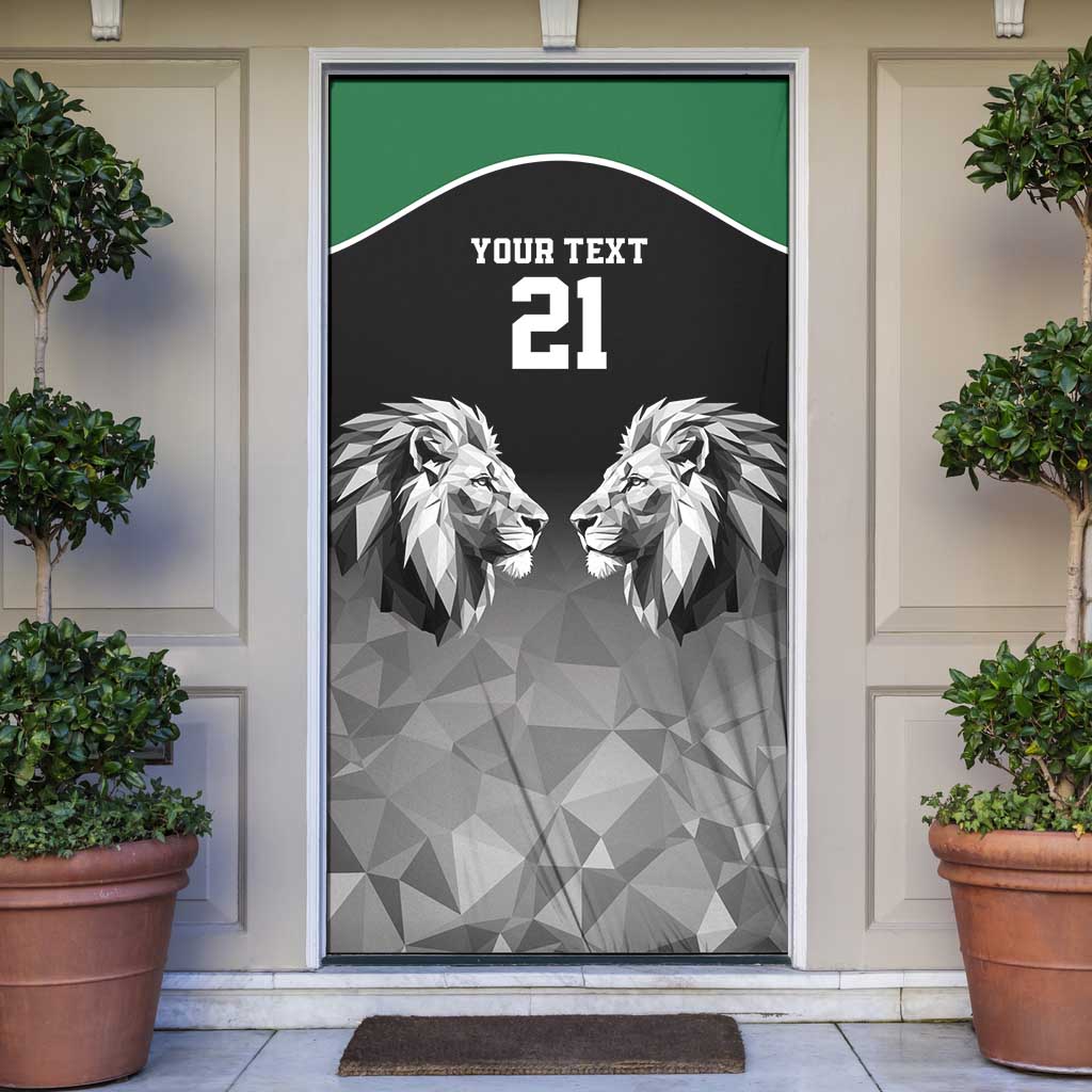 Kenya Rugby Custom Door Cover Black Kenyan 22-23 Motif - Wonder Print Shop