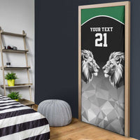 Kenya Rugby Custom Door Cover Black Kenyan 22-23 Motif - Wonder Print Shop