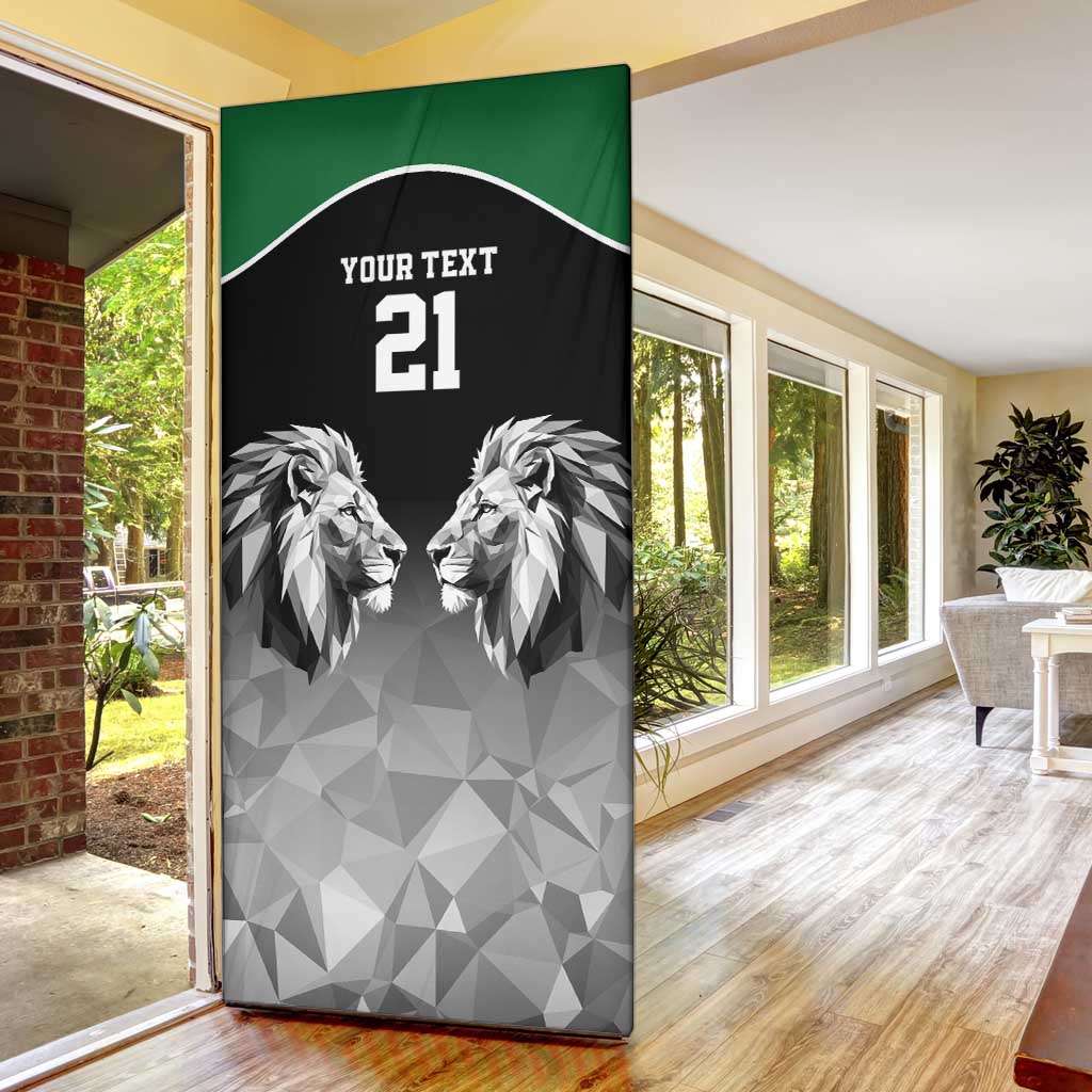 Kenya Rugby Custom Door Cover Black Kenyan 22-23 Motif - Wonder Print Shop
