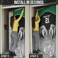 Kenya Rugby Custom Door Cover Black Kenyan 22-23 Motif - Wonder Print Shop