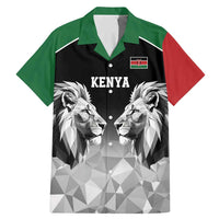Kenya Rugby Custom Family Matching Mermaid Dress and Hawaiian Shirt Black Kenyan 22-23 Motif - Wonder Print Shop