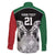 Kenya Rugby Custom Family Matching Off The Shoulder Long Sleeve Dress and Hawaiian Shirt Black Kenyan 22-23 Motif - Wonder Print Shop