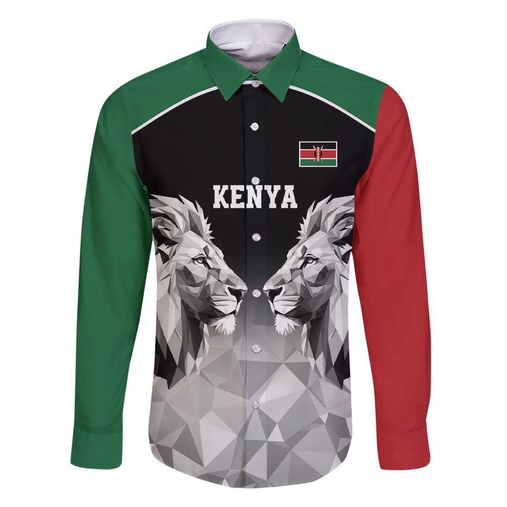 Kenya Rugby Custom Family Matching Short Sleeve Bodycon Dress and Hawaiian Shirt Black Kenyan 22-23 Motif - Wonder Print Shop