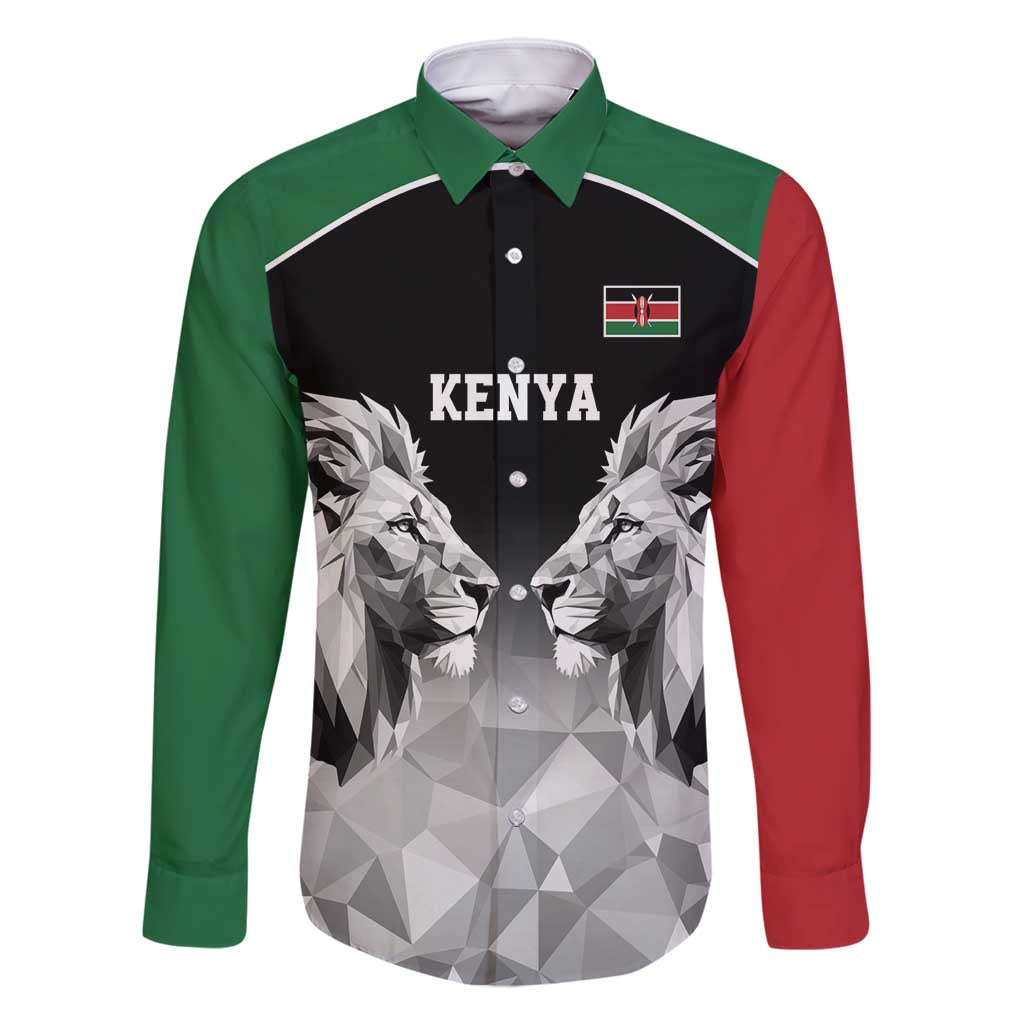 Kenya Rugby Custom Family Matching Summer Maxi Dress and Hawaiian Shirt Black Kenyan 22-23 Motif - Wonder Print Shop