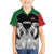 Kenya Rugby Custom Family Matching Summer Maxi Dress and Hawaiian Shirt Black Kenyan 22-23 Motif - Wonder Print Shop