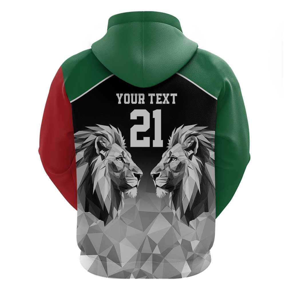 Kenya Rugby Custom Hoodie Black Kenyan 22-23 Motif - Wonder Print Shop