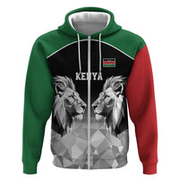 Kenya Rugby Custom Hoodie Black Kenyan 22-23 Motif - Wonder Print Shop