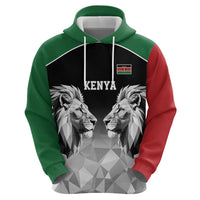 Kenya Rugby Custom Hoodie Black Kenyan 22-23 Motif - Wonder Print Shop
